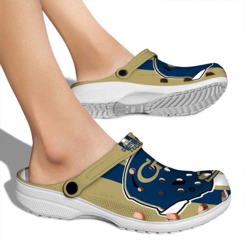 georgia tech yellow jackets helmet stripes clog fashion forward
