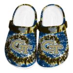 georgia tech yellow jackets radiant burst effect clog best selling