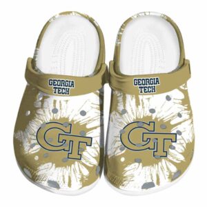 georgia tech yellow jackets splatter graphics clog best selling