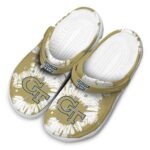 georgia tech yellow jackets splatter graphics clog best selling