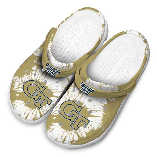 georgia tech yellow jackets splatter graphics clog latest model