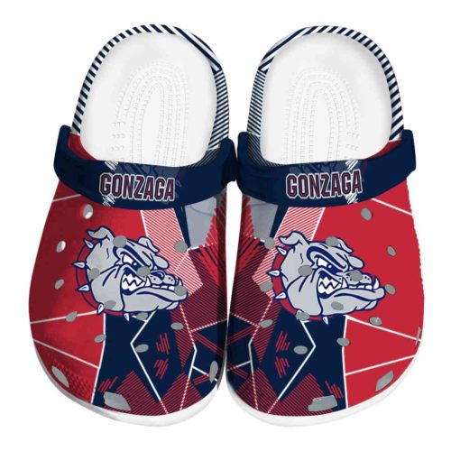 gonzaga bulldogs geometric background clog best selling