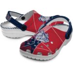 gonzaga bulldogs geometric background clog best selling