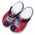 gonzaga bulldogs geometric background clog best selling