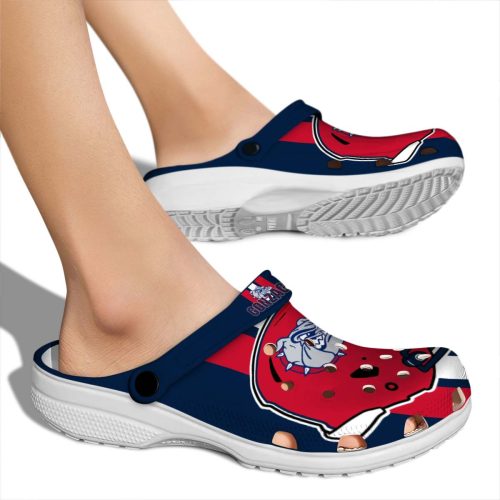 gonzaga bulldogs helmet stripes clog fashion forward