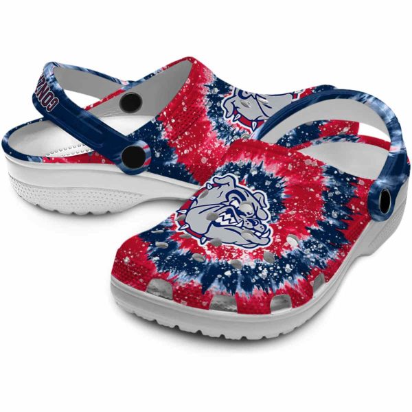gonzaga bulldogs radiant burst effect clog high quality
