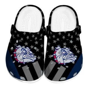 gonzaga bulldogs stellar stripes theme clog best selling