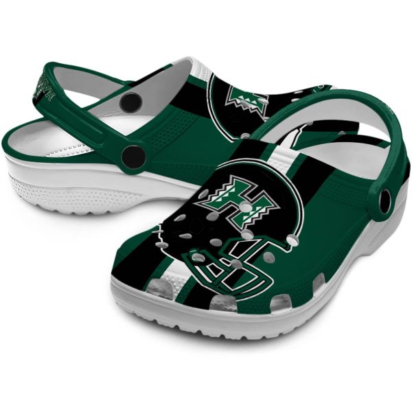 hawaii rainbow warriors helmet stripes clog high quality