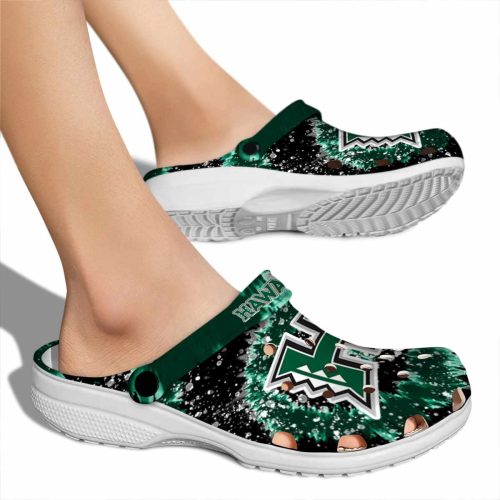 hawaii rainbow warriors radiant burst effect clog fashion forward