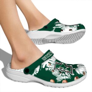 hawaii rainbow warriors splatter graphics clog fashion forward