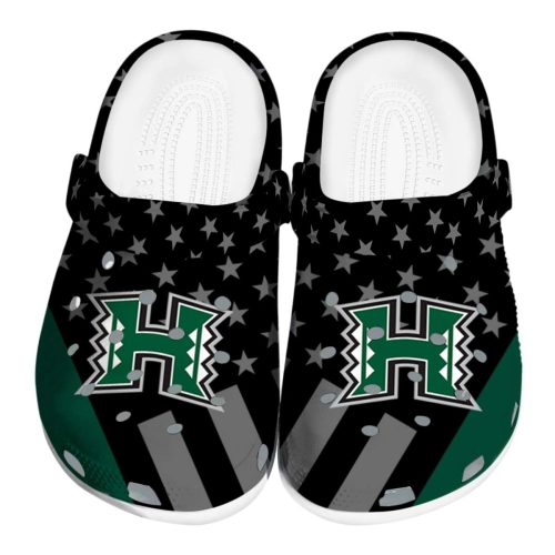 hawaii rainbow warriors stellar stripes theme clog best selling