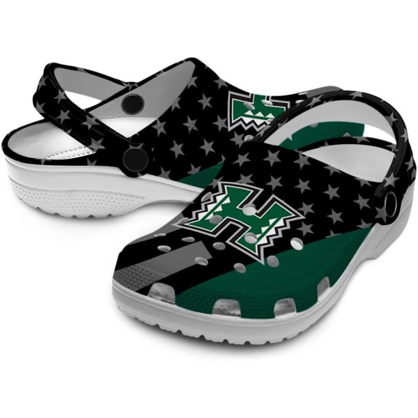 hawaii rainbow warriors stellar stripes theme clog high quality