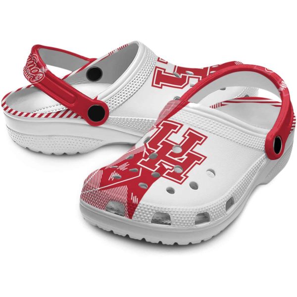 houston cougars geometric background clog high quality