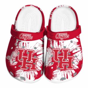 houston cougars splatter graphics clog best selling