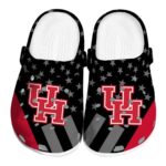 houston cougars stellar stripes theme clog best selling