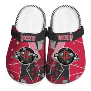 houston rockets geometric background clog best selling