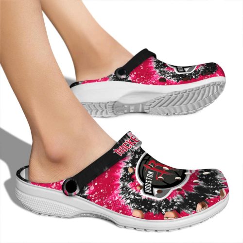 houston rockets radiant burst effect clog fashion forward