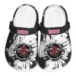 houston rockets splatter graphics clog best selling