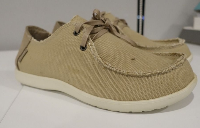 Canva shoes are heavier compared to Crocs