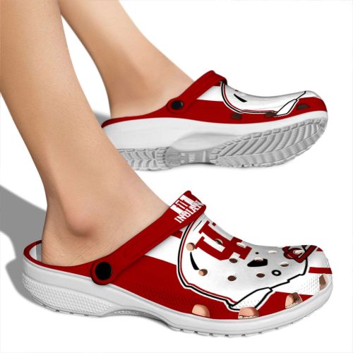 indiana hoosiers helmet stripes clog fashion forward