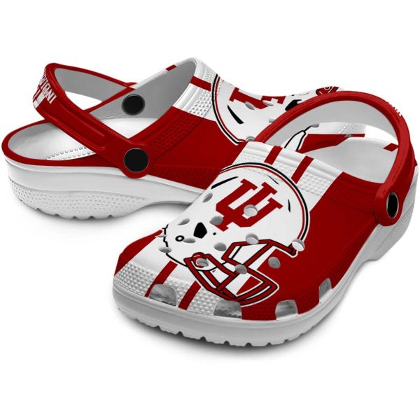indiana hoosiers helmet stripes clog high quality