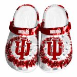 indiana hoosiers radiant burst effect clog best selling