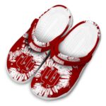 indiana hoosiers splatter graphics clog best selling