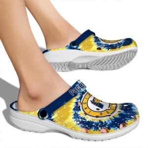 indiana pacers radiant burst effect clog fashion forward