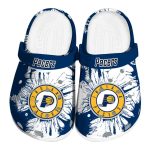 indiana pacers splatter graphics clog best selling