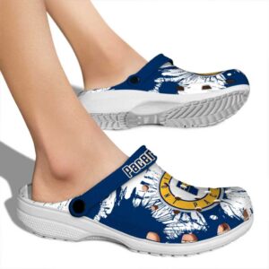 indiana pacers splatter graphics clog fashion forward