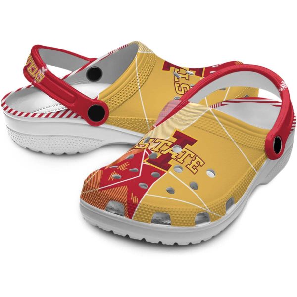 iowa state cyclones geometric background clog high quality
