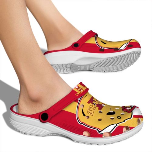 iowa state cyclones helmet stripes clog fashion forward
