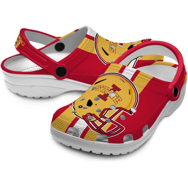 iowa state cyclones helmet stripes clog high quality