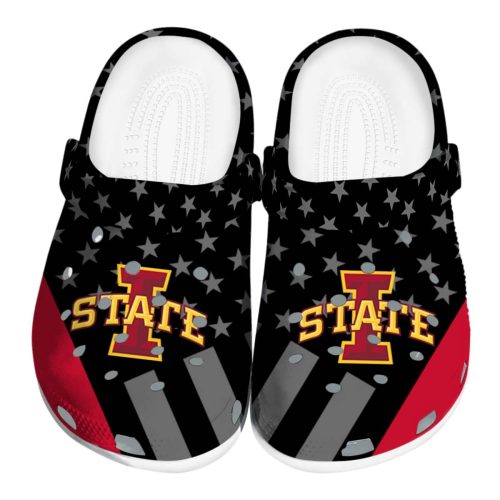 iowa state cyclones stellar stripes theme clog best selling
