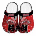 jacksonville state gamecocks geometric background clog best selling