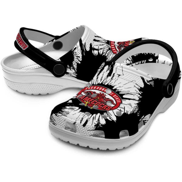 jacksonville state gamecocks splatter graphics clog high quality