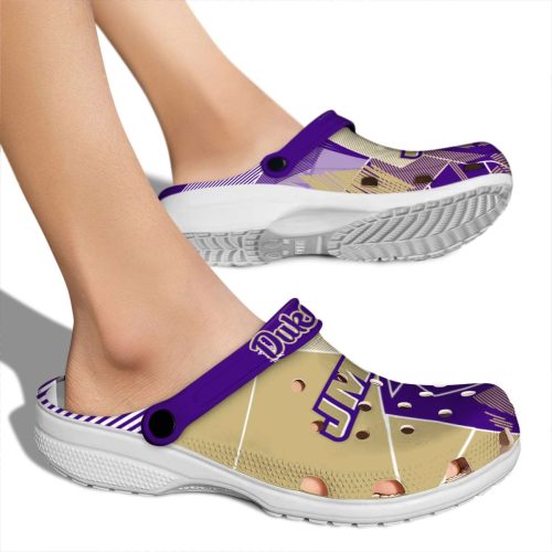 james madison dukes geometric background clog fashion forward