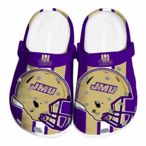 james madison dukes helmet stripes clog best selling