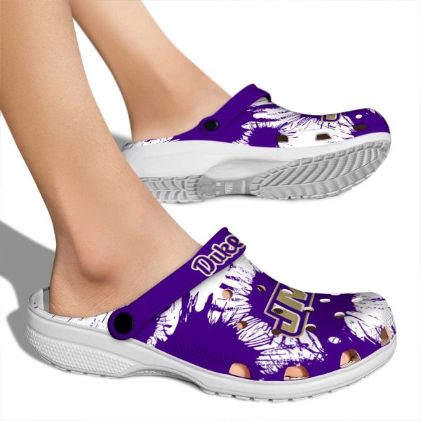 james madison dukes splatter graphics clog fashion forward