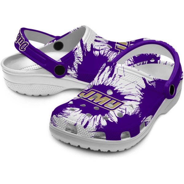 james madison dukes splatter graphics clog high quality