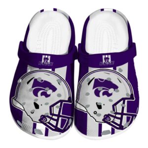 kansas state wildcats helmet stripes clog best selling