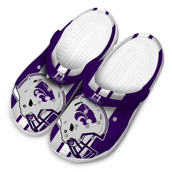 kansas state wildcats helmet stripes clog latest model