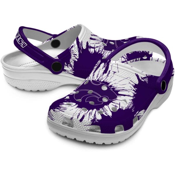 kansas state wildcats splatter graphics clog high quality