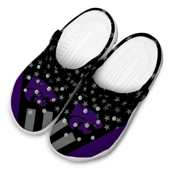 kansas state wildcats stellar stripes theme clog latest model