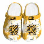 kennesaw state owls splatter graphics clog best selling