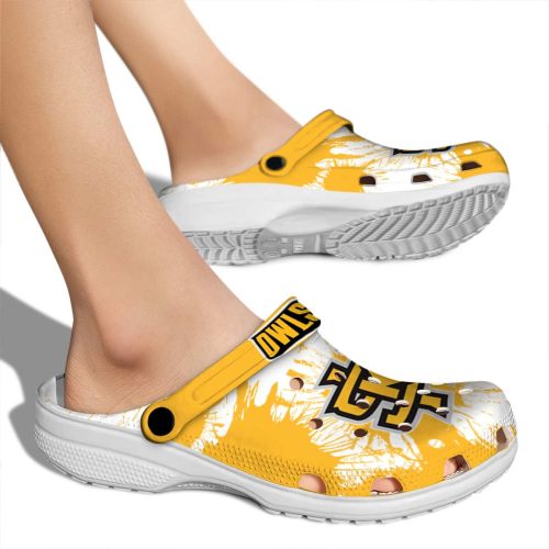 kennesaw state owls splatter graphics clog fashion forward