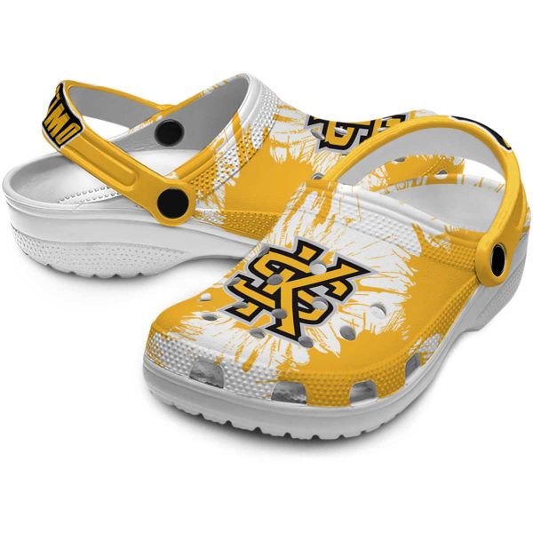 kennesaw state owls splatter graphics clog high quality