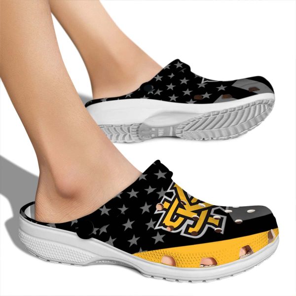 kennesaw state owls stellar stripes theme clog fashion forward