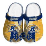 Kent State Golden Flashes Geometric Background Clog 1 kent state golden flashes geometric background clog best selling