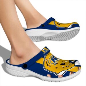 kent state golden flashes helmet stripes clog fashion forward